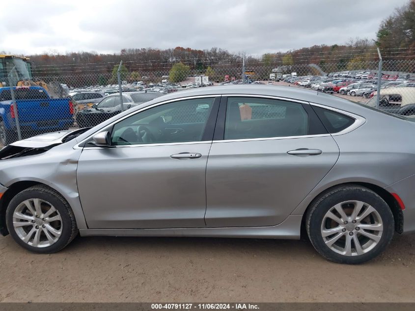 2015 Chrysler 200 Limited VIN: 1C3CCCAB7FN502350 Lot: 40791127