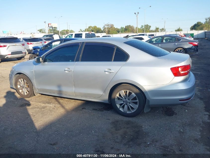 2015 Volkswagen Jetta 1.8T Se VIN: 3VWD07AJ6FM317902 Lot: 40791130