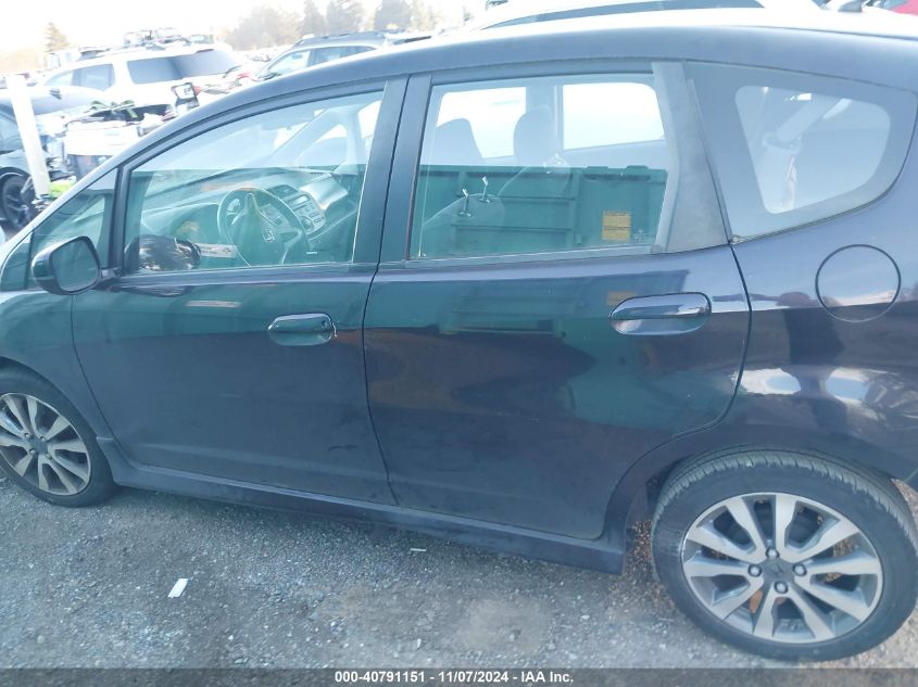 2013 Honda Fit Sport VIN: JHMGE8H52DC068334 Lot: 40791151