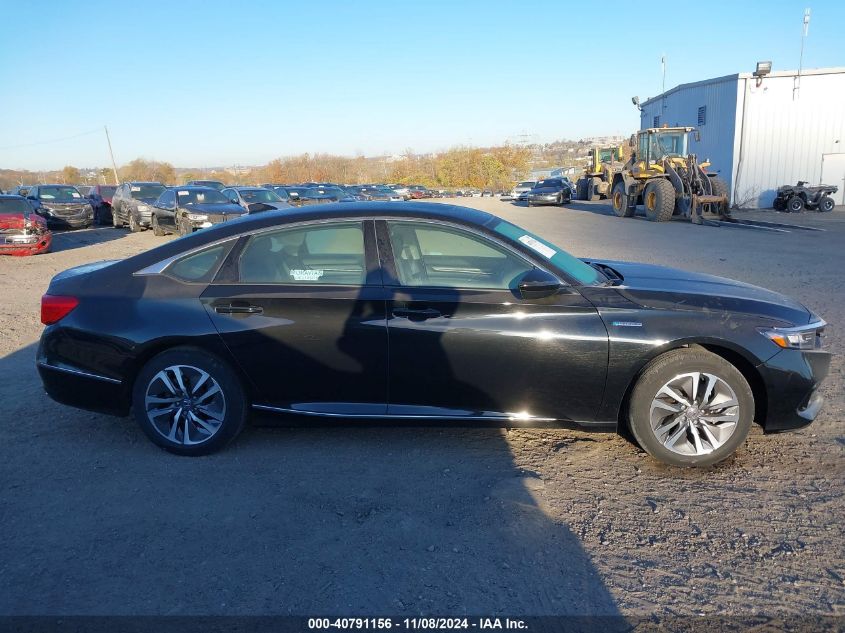 2021 Honda Accord Hybrid Ex VIN: 1HGCV3F42MA012095 Lot: 40791156