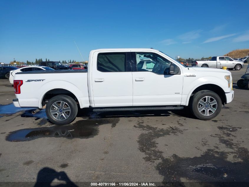 2016 Ford F-150 Xlt VIN: 1FTEW1CP7GKD32549 Lot: 40791166