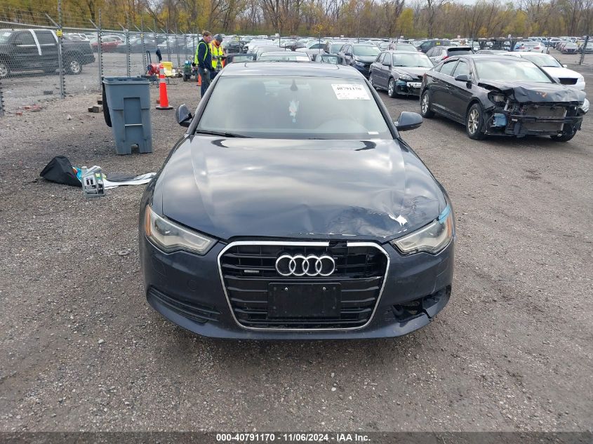 2012 Audi A6 3.0 Premium VIN: WAUGGBFC1CN130719 Lot: 40791170