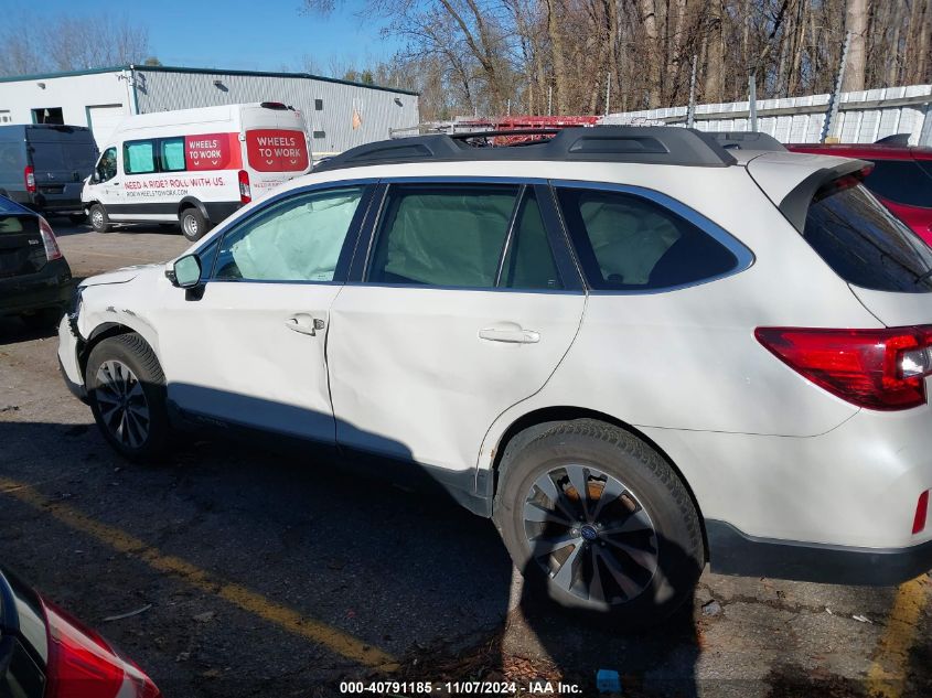 2015 Subaru Outback 2.5I Limited VIN: 4S4BSBJC4F3219831 Lot: 40791185