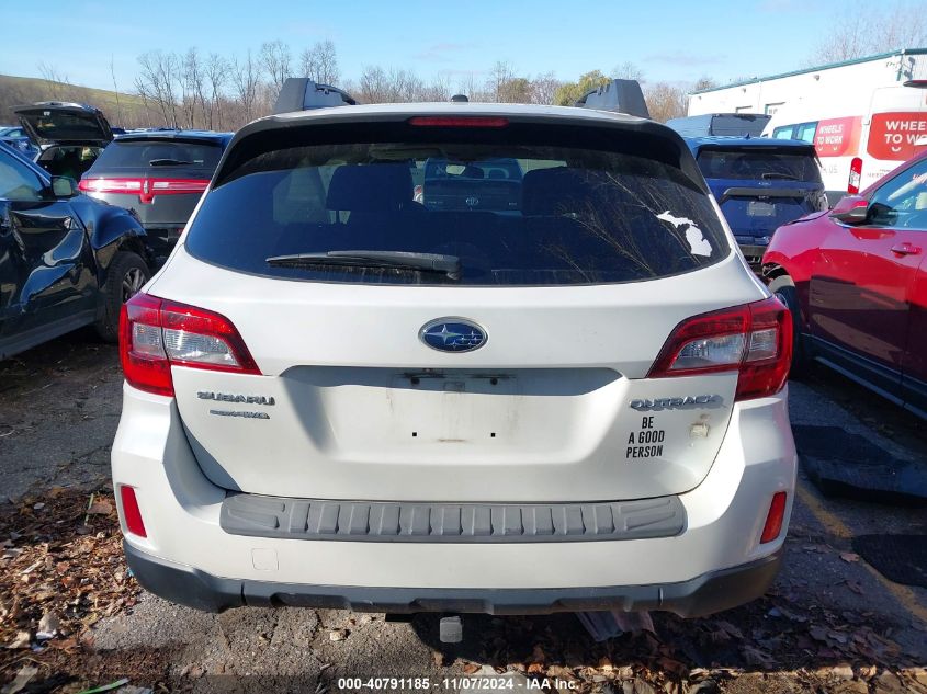 2015 Subaru Outback 2.5I Limited VIN: 4S4BSBJC4F3219831 Lot: 40791185