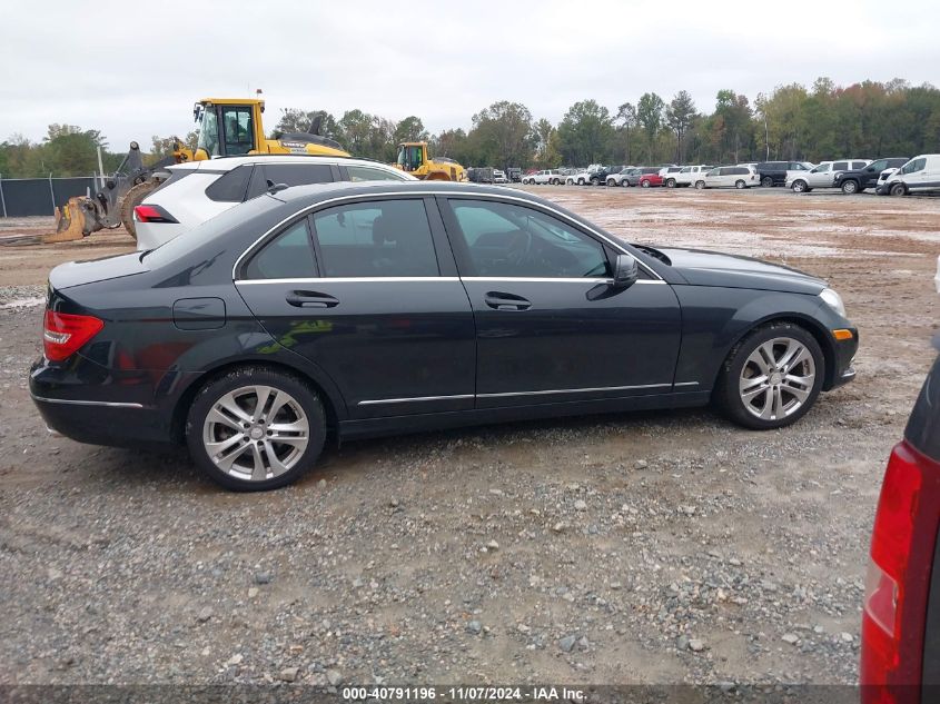 2012 Mercedes-Benz C 300 Luxury 4Matic/Sport 4Matic VIN: WDDGF8BB4CA652506 Lot: 40791196