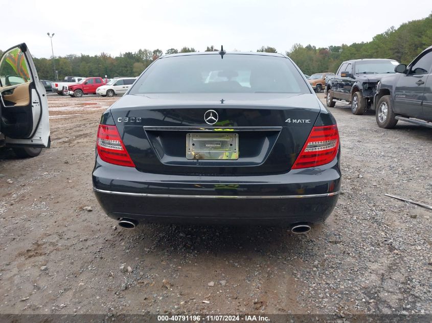 2012 Mercedes-Benz C 300 Luxury 4Matic/Sport 4Matic VIN: WDDGF8BB4CA652506 Lot: 40791196