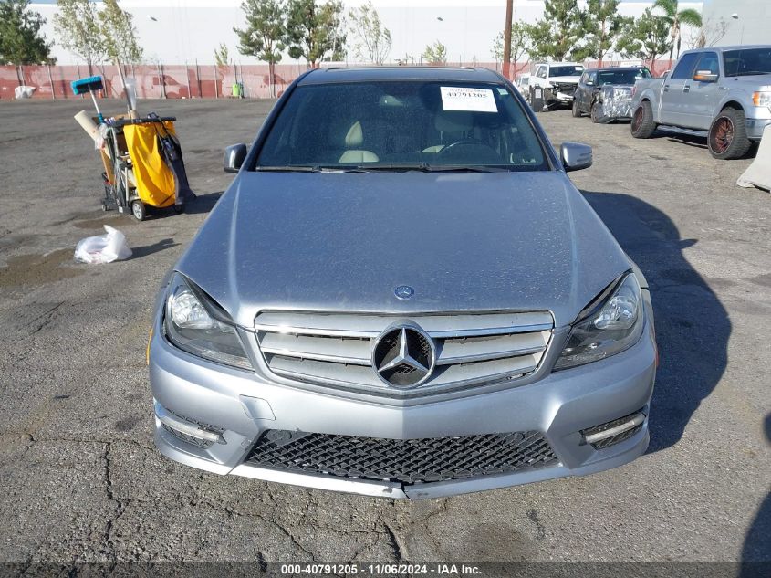 2012 Mercedes-Benz C 350 VIN: WDDGF5HB5CR237539 Lot: 40791205