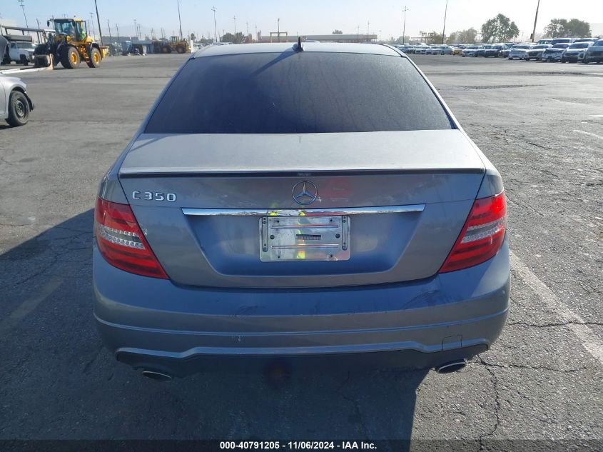 2012 Mercedes-Benz C 350 VIN: WDDGF5HB5CR237539 Lot: 40791205