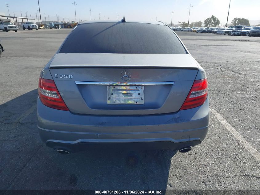 2012 Mercedes-Benz C 350 VIN: WDDGF5HB5CR237539 Lot: 40791205