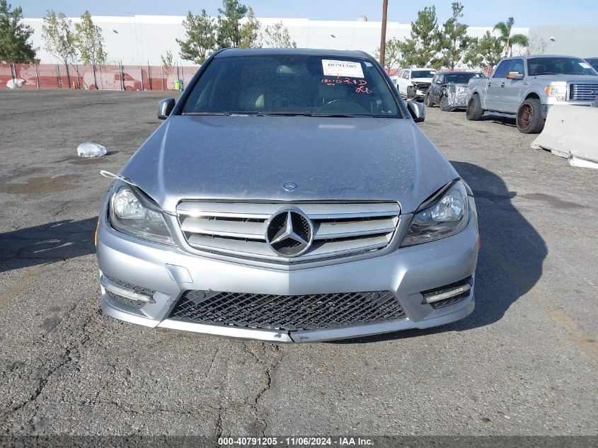 2012 Mercedes-Benz C 350 VIN: WDDGF5HB5CR237539 Lot: 40791205