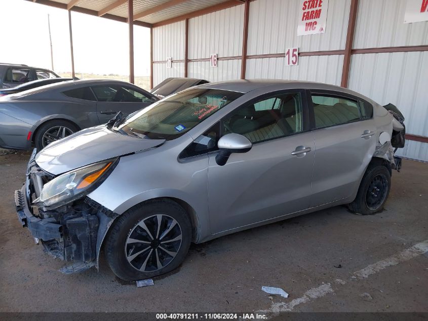 2013 Kia Rio Lx VIN: KNADM4A30D6307920 Lot: 40791211