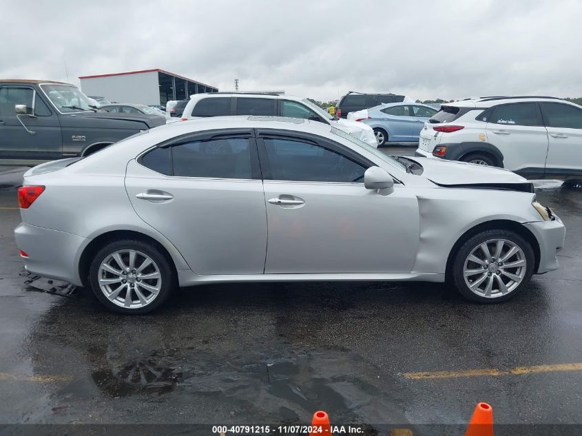 2008 Lexus Is 250 VIN: JTHCK262185022551 Lot: 40791215