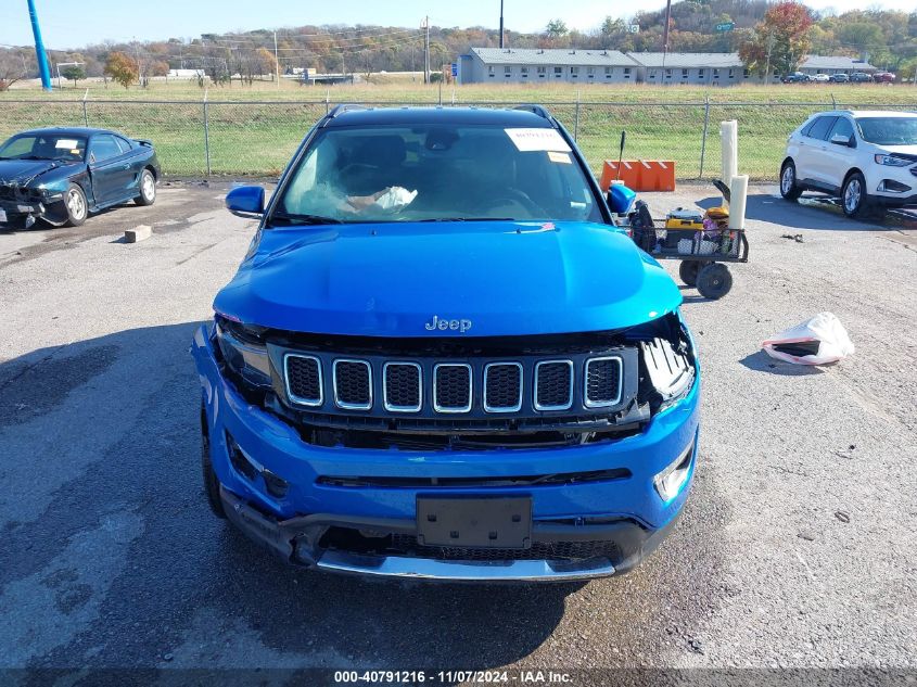 2021 Jeep Compass Limited 4X4 VIN: 3C4NJDCB7MT500205 Lot: 40791216