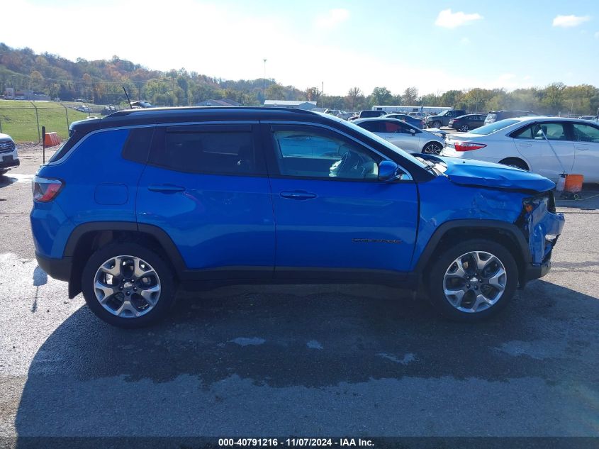 2021 Jeep Compass Limited 4X4 VIN: 3C4NJDCB7MT500205 Lot: 40791216