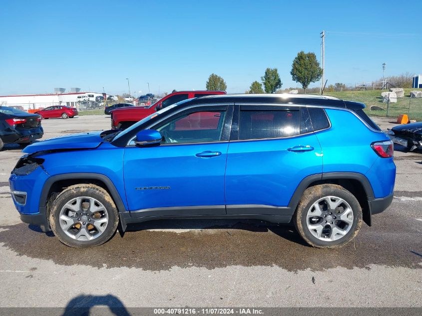 2021 Jeep Compass Limited 4X4 VIN: 3C4NJDCB7MT500205 Lot: 40791216