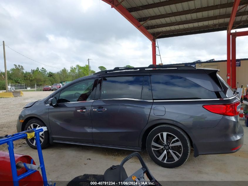 2020 Honda Odyssey Elite VIN: 5FNRL6H97LB017307 Lot: 40791234