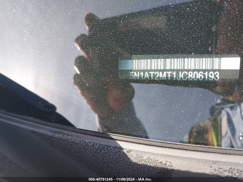 2018 NISSAN ROGUE S/SL - 5N1AT2MT1JC806193