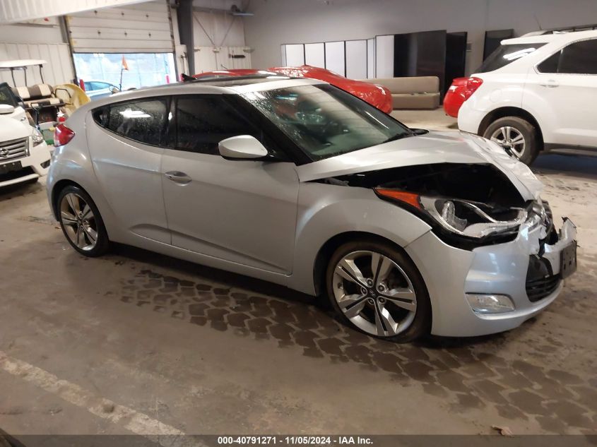 2017 Hyundai Veloster Value Edition VIN: KMHTC6AD2HU324060 Lot: 40791271