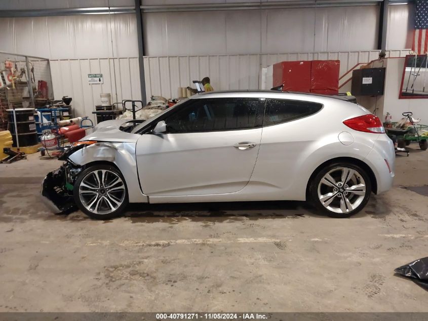 2017 Hyundai Veloster Value Edition VIN: KMHTC6AD2HU324060 Lot: 40791271