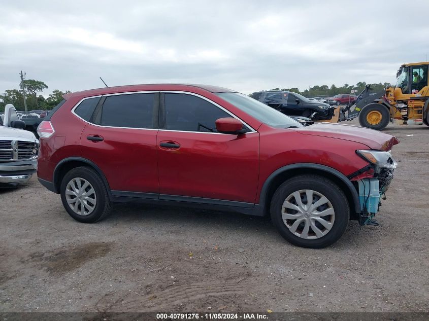 2016 Nissan Rogue S/Sl/Sv VIN: KNMAT2MVXGP668998 Lot: 40791276