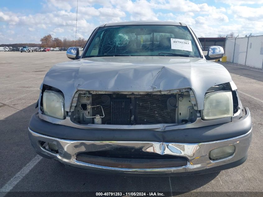 2002 Toyota Tundra Sr5 V8 VIN: 5TBBT441X2S282876 Lot: 40791283