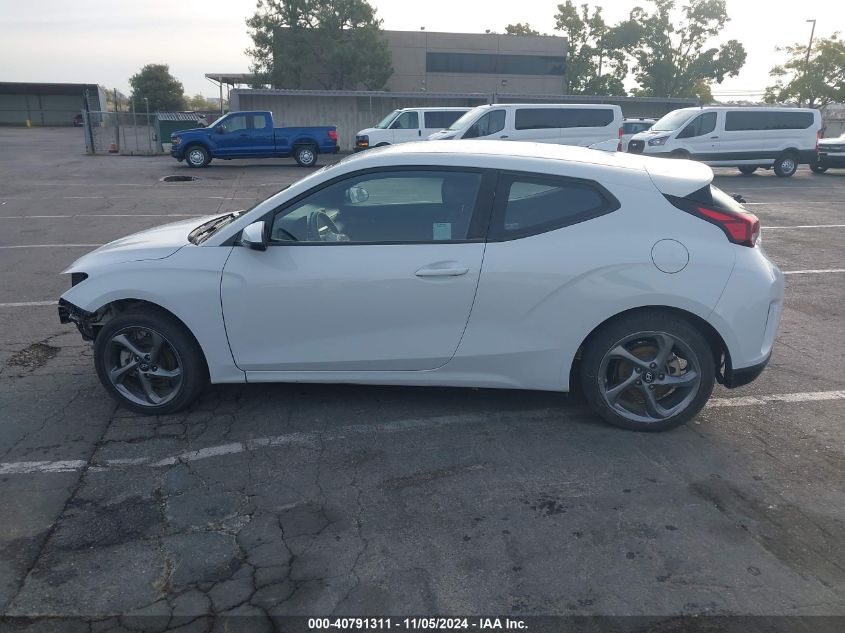 2020 Hyundai Veloster 2.0 VIN: KMHTG6AF0LU023916 Lot: 40791311