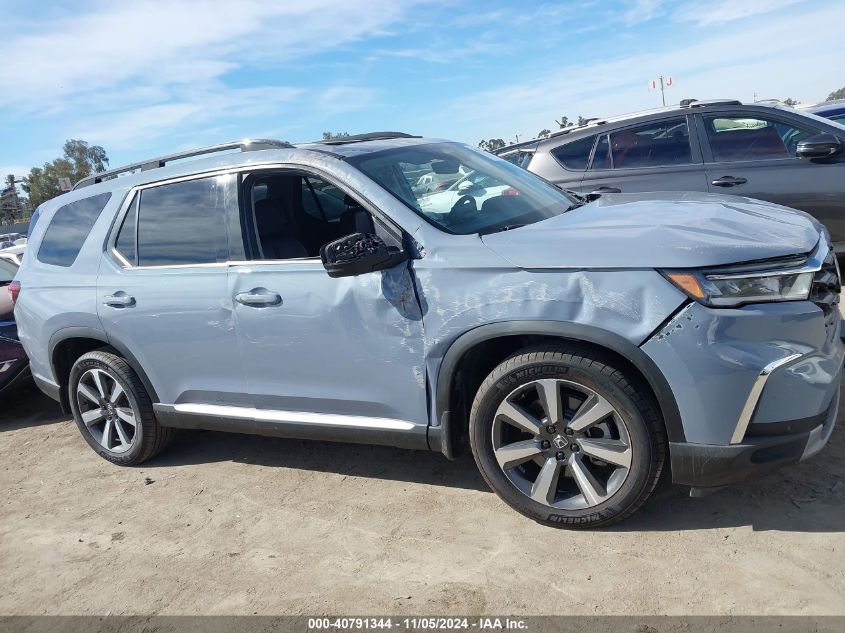 2023 Honda Pilot 2Wd Touring VIN: 5FNYG2H7XPB01142 Lot: 40791344