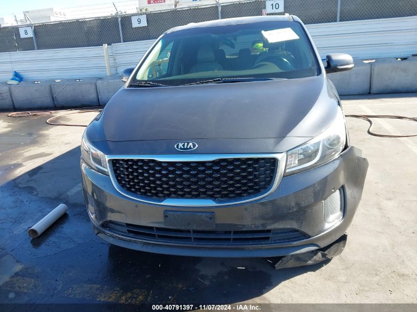 2017 Kia Sedona Lx VIN: KNDMB5C14H6326146 Lot: 40791397