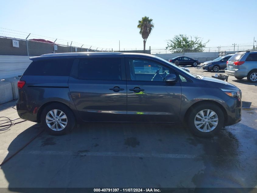 2017 Kia Sedona Lx VIN: KNDMB5C14H6326146 Lot: 40791397