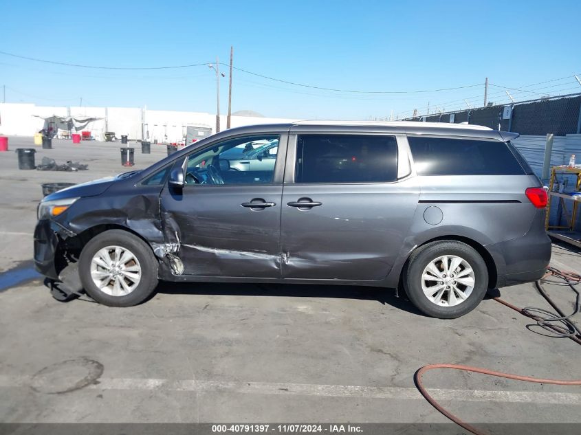 2017 Kia Sedona Lx VIN: KNDMB5C14H6326146 Lot: 40791397