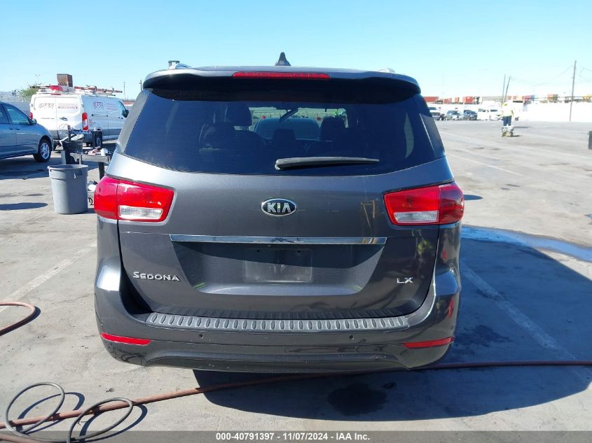 2017 Kia Sedona Lx VIN: KNDMB5C14H6326146 Lot: 40791397