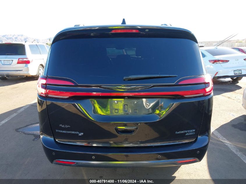 2021 Chrysler Pacifica Limited Awd VIN: 2C4RC3GG3MR581881 Lot: 40791400