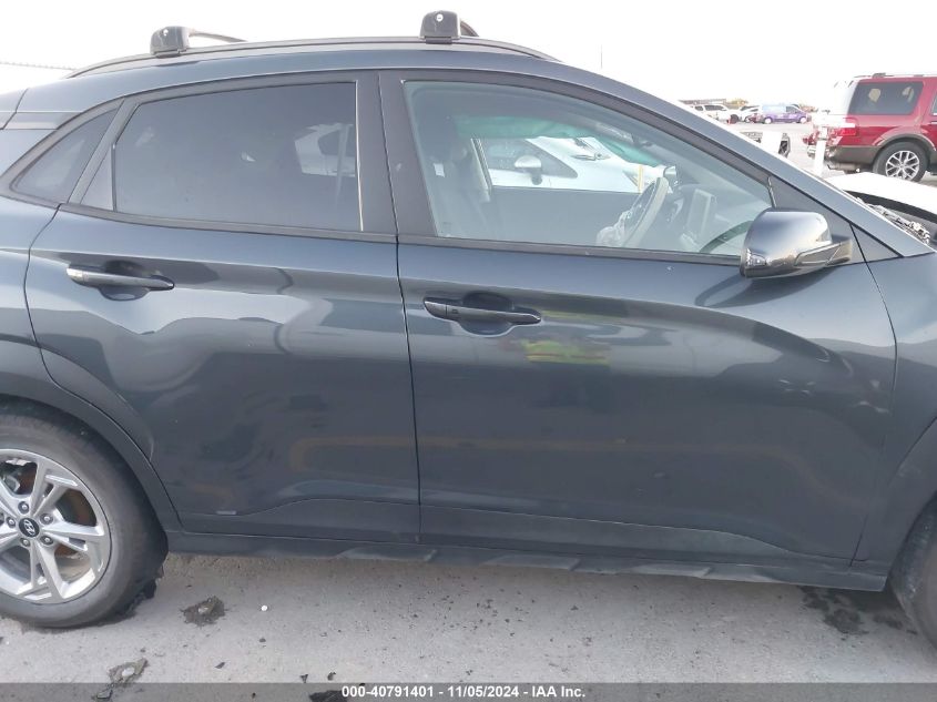 2022 Hyundai Kona Sel VIN: KM8K62AB4NU927226 Lot: 40791401