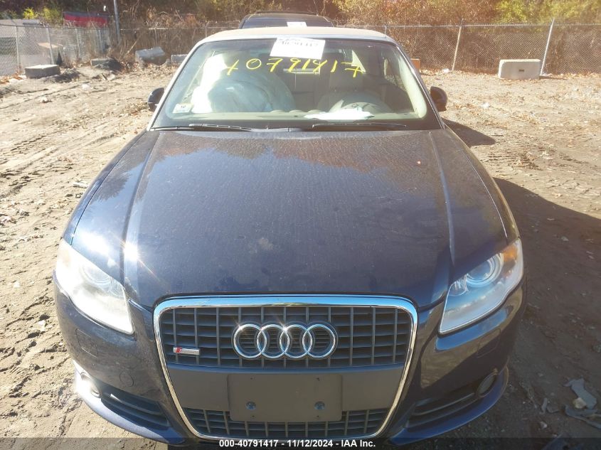 2009 Audi A4 2.0T Special Edition VIN: WAUDF48H59K007008 Lot: 40791417