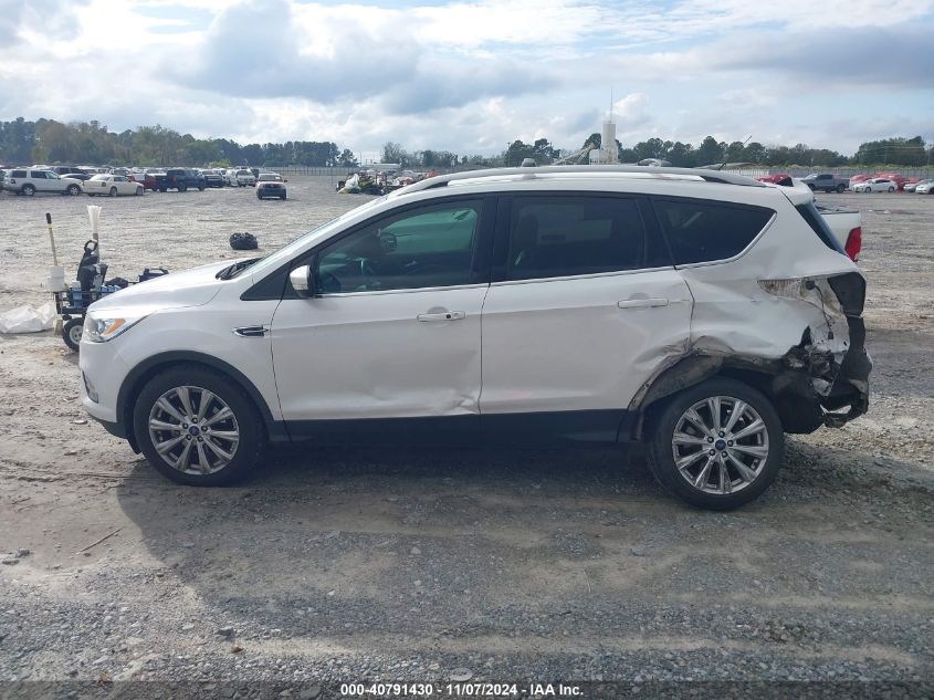 2017 Ford Escape Titanium VIN: 1FMCU0JD0HUA18372 Lot: 40791430