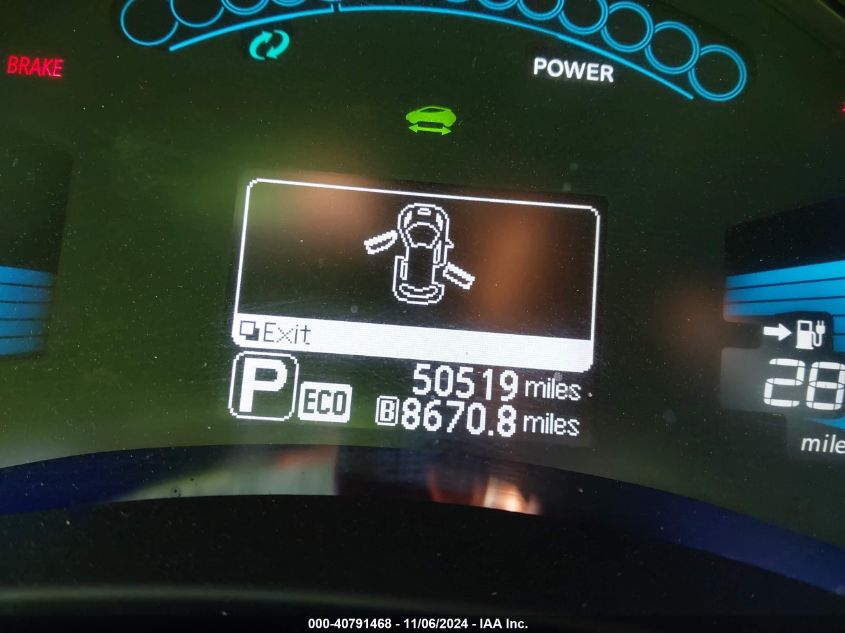 2013 NISSAN LEAF SV - 1N4AZ0CP4DC401872