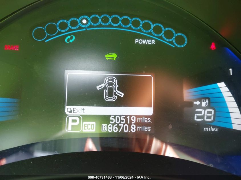 2013 NISSAN LEAF SV - 1N4AZ0CP4DC401872