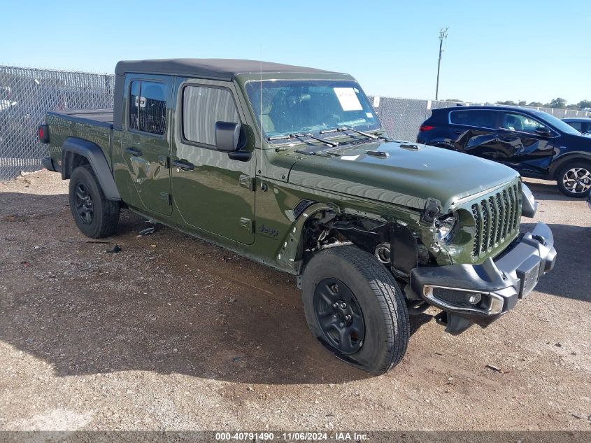 2023 Jeep Gladiator Sport 4X4 VIN: 1C6HJTAG9PL584797 Lot: 40791490