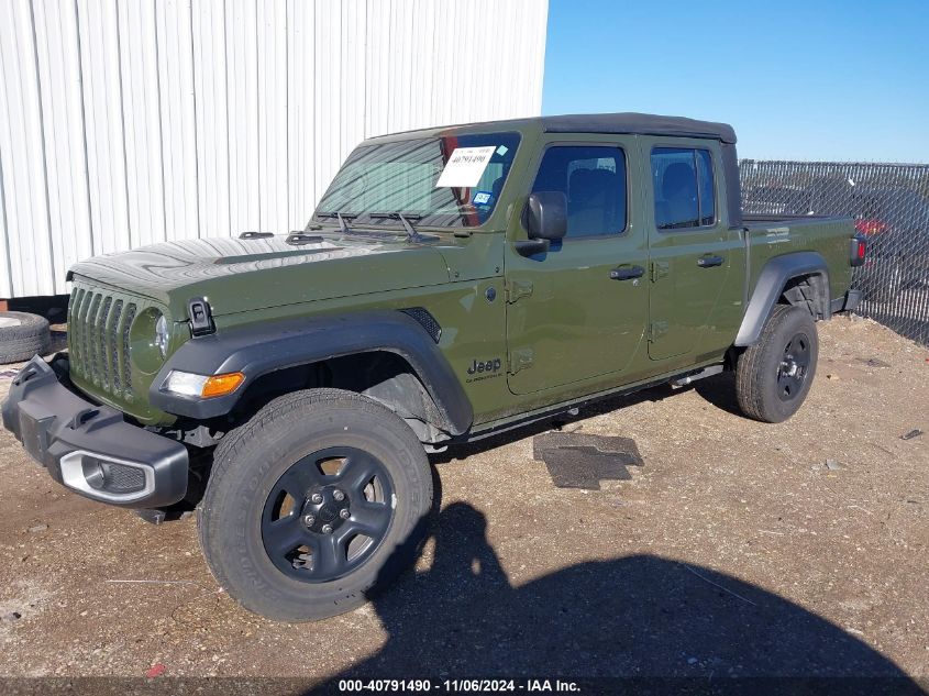 2023 Jeep Gladiator Sport 4X4 VIN: 1C6HJTAG9PL584797 Lot: 40791490