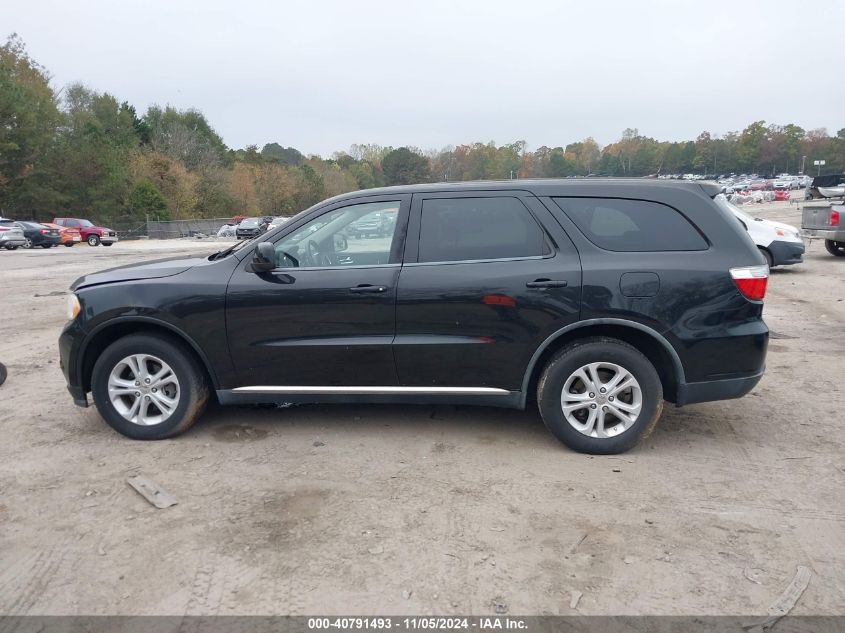 2012 Dodge Durango Sxt VIN: 1C4RDJAG8CC121973 Lot: 40791493