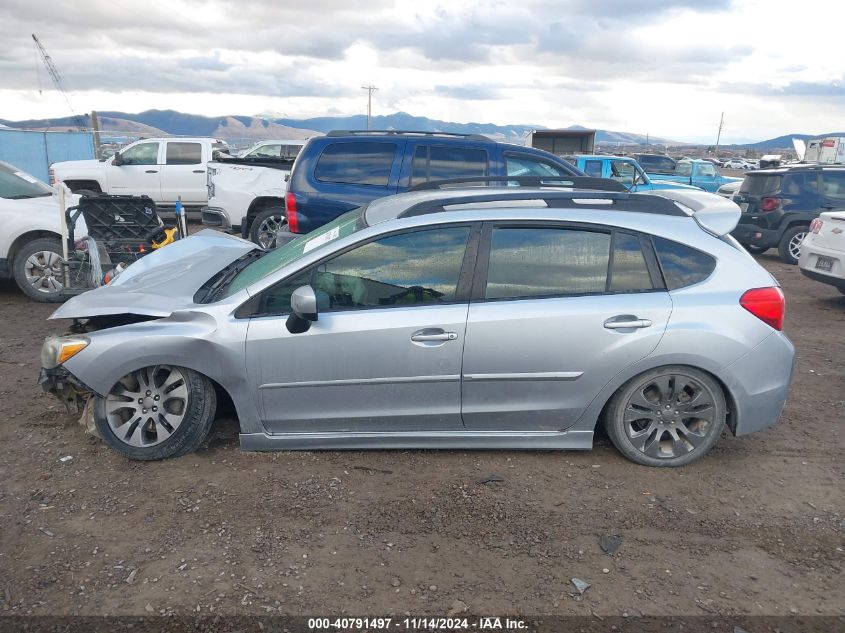 2013 Subaru Impreza 2.0I Sport Premium VIN: JF1GPAL65D2823300 Lot: 40791497