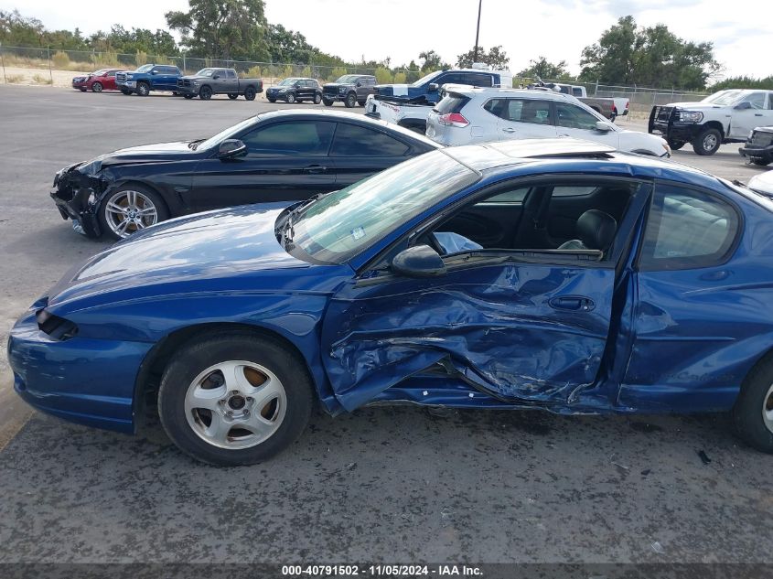 2003 Chevrolet Monte Carlo Ss VIN: 2G1WX15K639375335 Lot: 40791502