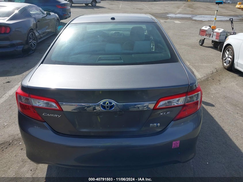 2014 TOYOTA CAMRY HYBRID XLE - 4T1BD1FK4EU115160