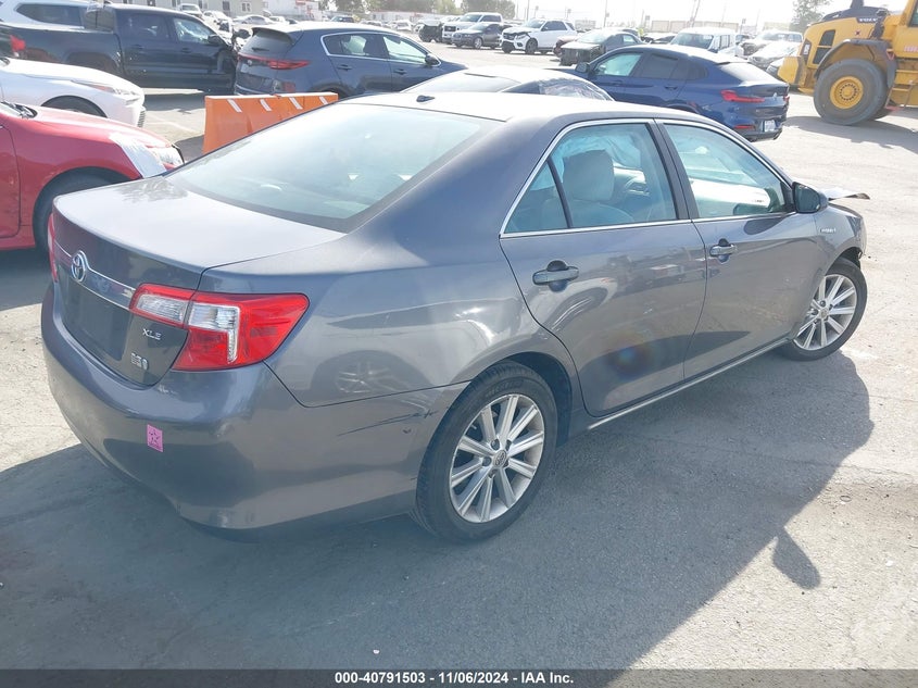 2014 TOYOTA CAMRY HYBRID XLE - 4T1BD1FK4EU115160