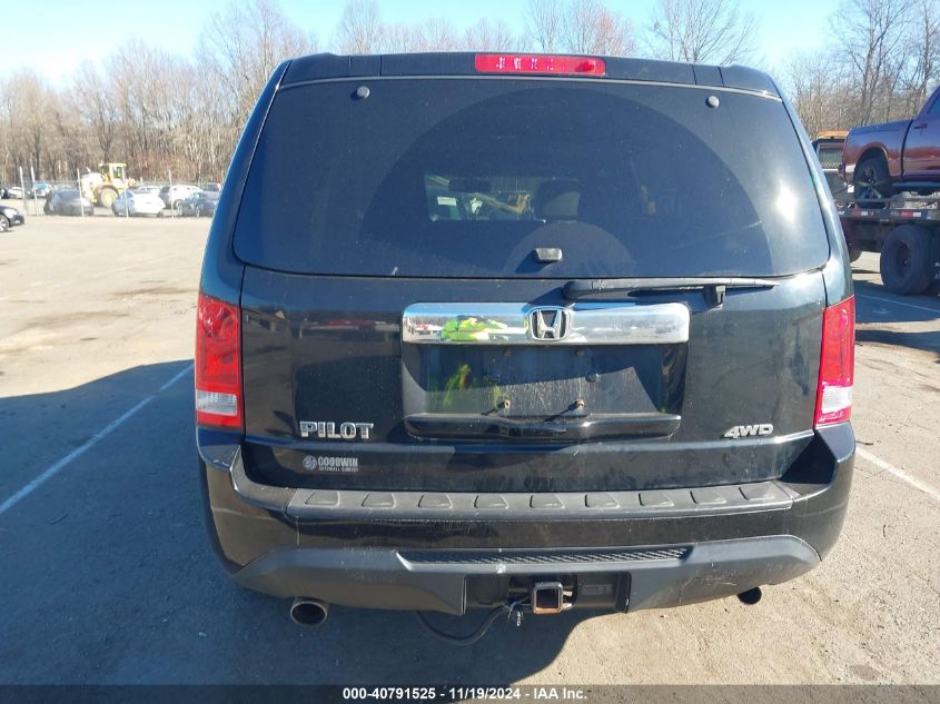 2014 Honda Pilot Ex-L VIN: 5FNYF4H57EB018870 Lot: 40791525