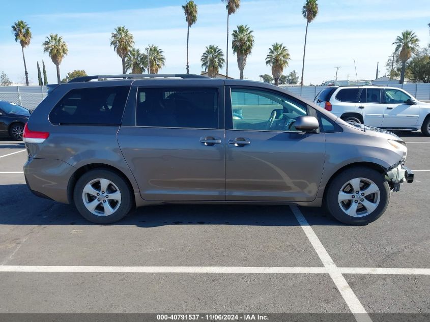 2012 Toyota Sienna Le V6 8 Passenger VIN: 5TDKK3DC9CS251187 Lot: 40791537