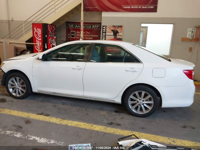 2012 Toyota Camry Xle VIN: 4T1BF1FK6CU588422 Lot: 40791547