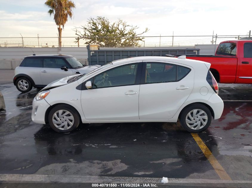 2015 Toyota Prius C Two VIN: JTDKDTB31F1087643 Lot: 40791550