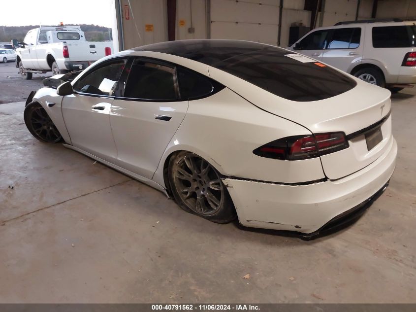 VIN 5YJSA1E56NF476424 2022 Tesla Model S, Dual Moto... no.3