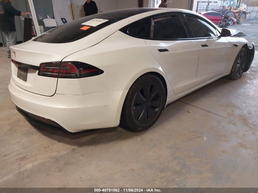 VIN 5YJSA1E56NF476424 2022 Tesla Model S, Dual Moto... no.4